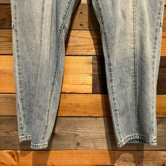 KanCan Bronte Ultra High Rise Paperbag Mom Jeans Light Wash Size 15/31 Trendy - Picture 10 of 16